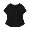 Top ALINDM Talla Grande con Borde Rizado para Mujeres Ligeramente Gorditas, Estilo Veraniego de Alta Gama, Camiseta de Manga Corta Adelgazante para Cintura 100kg