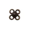 8x 8mm 0.4g multicolor retro DIY aleación accesorios conector conector de flor