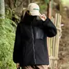 Jaqueta de Fleece para Casal Outono e Inverno para Exterior para Mulheres, Jaqueta de Fleece Quente Nova Respirável para Homens, Espessa e Versátil na Moda