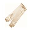 Guantes largos de satén estilo Hepburn para vestido de novia, vestido de fiesta de noche, accesorios para fotos de cumpleaños y escenarios. Conjunto de brazos.