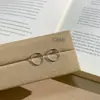 Xigu E1254 Aro Completo de Plata S999 Cuidado de Perforaciones en Orejas Aro Sencillo 2026 Nuevo Artículo Caliente Nicho Amigable para Dormir No Necesita Quitarse