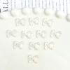 Cross-border Hot Scrub Tie Bow Multicolor Nail Art Ornaments Resina Bow Flat Bottom Nail Accessories Atacado