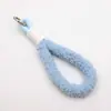 Cordão de Pulso para Celular de Lã de Cordeiro Corda Peluda Pingente de Chaveiro Tecido Boneca Brinquedo Cordão para Celular Alça de Garrafa d'Água