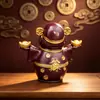 Figura de Dios de la Fortuna de Cuatro Caras, Adorno de Dios de la Fortuna de Cinco Caminos, Regalo para Inauguración de Hogar y Tienda, Decoración Artesanal, Stock de Fábrica Disponible