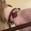 Novo bracelete estilo chinês de casca de coco vermelho cinnabar para mulheres 2023 Novo Ano do nascimento bracelete da sorte bracelete de contas