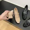 Zapatos Mary Jane para Mujer con Correa de Hebilla Cuadrada Lacada que Aumentan la Altura 7CM, Nuevo Estilo Vintage 2026 Puntera Redonda Tacón Grueso
