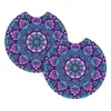 Alfombrilla para Taza de Coche Transfronteriza Jit Hecha de Material de Buceo con Impresión en Relieve de Café, Alfombrilla para Taza de Coche con Aislamiento por Transferencia de Calor, 2 Piezas