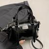 Bolso Boston Portátil Estilo Retro Nicho Estilo Coreano para Mujer Simple Versátil Elegante Estilo de Alta Calidad Bolso Cruzado