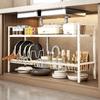 Estante de almacenamiento retráctil para debajo del fregadero de cocina, estante de niveles para gabinete doméstico, estante para ollas, estante de almacenamiento para ollas multifuncional, estilo caliente