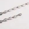 Amazon novo ins simples moda colar aço inoxidável fivela nariz de porco corrente aço titânio artesanal ornamentos de metal