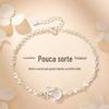 Pulseira de Prata Esterlina S925 Xiaoxingyun para Meninas Luxo Acessível Design de Nicho Folha de Ginkgo Primavera e Verão Novo Presente de Aniversário
