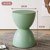 Taburete pequeño para cambiar zapatos estilo nórdico Puerta Hogar Creativo Banco para sala de estar Taburete bajo para niños Plástico engrosado Taburete redondo simple