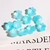 Accesorios de Flor de Lirio del Valle Acrílica Brillantes Estilo Chica Fresco y Elegante, Materiales para Manualidades, Aretes Hechos a Mano, Aretes de Botón, Decoraciones para Orejas y Materiales para Accesorios