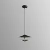Luminária pendente minimalista italiana de aço inoxidável para quarto, com cabeça prateada e holofote inteligente, compatível com o aplicativo Mi Home, livre de liga metálica