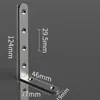 Soporte angular de acero inoxidable fijador de ángulo recto de 90 grados conector de soporte triangular de hierro pieza de refuerzo tipo ferretería soporte de estante