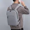 Mochila transfronteriza simple para laptop bolsa de computadora de negocios gran capacidad casual campus estudiante mochila se puede imprimir con logo