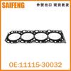 11115-30032 junta de cilindro de metal adequada para Toyota helax 1KD sea lion land cooluze