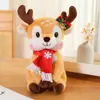 Boneco de Rena de Natal Fofo Brinquedo de Pelúcia Transfronteiriço Boneco de Rena Decoração Boneca de Pano Presente de Natal Super Adorável