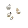 Venta al por Mayor de Fábrica Alto Brillo Abs Más Anillo de Diamante Colgante de Perla Colgante de Perla Accesorios DIY Joyería Boda Dulces Accesorios de Ropa