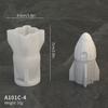 Molde de silicone de astronauta DIY série espacial molde de terra foguete animal flip açúcar molde decorativo atacado