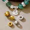 Prata Esterlina S925 Finamente Trabalhada Contas Rodas Quebradas de Gelo 6mm 8mm Contas Espaçadoras Contas Soltas Brilhantes Acessórios para Pulseira DIY
