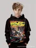 Patrón de Carreras Impresión 3D Transfronterizo Nuevo Sudadera con Capucha Casual para Niños Fabricante Venta Directa Suministro de Exportación