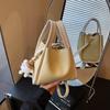 Bolsa Transversal Simples de Ombro Único Tendência Verão 2026 Bolsa Saco Fashion com Alça Nova Bolsa Casual