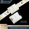 Conector de Fita de LED, Sem Solda, 8mm 2 Pinos Cabeça Única Baixa Tensão Conector Rápido para Fita de LED, Clip Terminal, Plástico