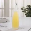 Botella de Vidrio para Vino de Frutas Acuario Botella Vacía Botella de Vino de Arroz Casero Botella de Vino de Ciruela Verde y Mirabel Sellada 1 Jin Transparente Esmerilada Evian