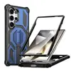 Funda para teléfono S24ULTRA Explorer aplicable transfronteriza, soporte magnético Samsung S25U, funda protectora a prueba de tres elementos S26