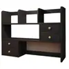 Estante de Livros de Madeira Maciça para Mesa Montada na Parede Vertical Multi-Camadas Rack de Armazenamento Mesa Armazenamento de Grande Capacidade Quarto Armário de Armazenamento Rack de Exibição