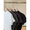 Camiseta Slim Fit! Super Emagrecedora e Fácil de Vestir, Camiseta com Cintura Franzida, Confortável e Elástica, Nova para o Verão H031015