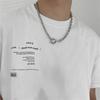 Collar Rayo Ardiente Lujo Accesible Nicho Cadena para Suéter Acero Titanio No se Desvanece Versátil Estilo Frío ins Hip-hop Marca de Moda para Hombre