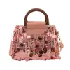 Bolso Cruzado Elegante y de Moda con Lentejuelas, de un Solo Hombro, con Textura Sencilla, Nuevo Bolso Pequeño Cuadrado de Moda para Mujer Primavera 2026