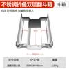 Caja de Herramientas de Acero Inoxidable Tres Niveles Plegable para el Hogar del Coche Portátil de Hierro Caja de Almacenamiento de Grado Industrial Multifuncional Extragrande