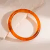 Pulseras Redondas de Acrílico con Degradado Transfronterizas Europeas y Americanas, Pulseras de Estilo Minimalista Coreano, Accesorios de Mano Versátiles de Moda de Lujo Ligero al por Mayor