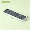 BNBSBandeja de Drenaje de Doble Capa para el Hogar de Plástico Rectangular Bandeja para Té Bandeja para Frutas Bandeja para Tazas de Agua Tazas de Té Bandeja de Drenaje