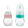 Produtos para Bebês Mamadeira de Silicone Amassável com Escala Alimentador de Medicamentos Mamadeira Antiasfixia para Medicamentos e Água
