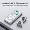 Reproductor de música deportiva MP4/MP3 Bluetooth para estudiantes, reproductor de música portátil con pantalla, ranura para tarjeta, altavoz externo, versión de Bluetooth