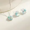 2025 Nuevos Pendientes de Concha de Estrella de Mar Rosa Diseño de Nicho Estilo Vacaciones en la Costa Collar de Lujo Accesible Juego Versátil