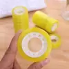 Cinta de Papelería Transparente Cinta de 15 mm de Ancho Uso Estudiantil Cinta Adhesiva Transparente Empaque Cinta de Embalaje Cinta Adhesiva Oficina Flor