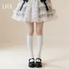 Calcetines de encaje, calcetines Lolita, calcetines de algodón puro para mujer, estilo fino de primavera y verano, calcetines con adorno de encaje de lazo, venta al por mayor desde Zhuzji