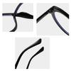 Gafas Negras de Montura Grande Estilo Europeo y Americano Anti-Luz Azul Lisas, Populares en Redes Sociales, Te Hacen Ver Más Delgado Sin Maquillaje, Montura de Gafas Grande, Se Pueden Adaptar con Lentes Graduadas