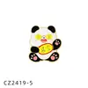 Broche de Aleación de Dibujos Animados Lindo Panda Festivo Tesoro de la Suerte Auspicioso Buena Fortuna Insignia de Joyería de Año Nuevo