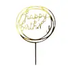 Decoración de Pastel de Celebridad de Internet Feliz Cumpleaños Repostería Pastel Acrílico Card de Diosa Masculina Plug-in Accesorios de Celebridad de Internet