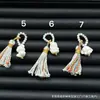 Pulsera de Borla Pequeña Estilo Tíbet Accesorios a Juego Diseño Original Colgante de Borla Colgante Extraíble