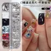Poá Retrô Tendência Patchwork Glitter Prata Meia-Lua Contas Versátil Lantejoulas Pontilhadas Acessórios para Nail Art Atacado Transfronteiriço