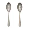 Talheres de Aço Inoxidável de Alta Qualidade, Jateados, Colher Comunal, Escumadeira Comunal, para Casa, Hotel, Restaurante, Cantina, Colher de Servir, Escumadeira de Servir