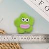 Color Caramelo Estrella de Cinco Puntas Boca de Salchicha de Ojos Grandes Divertido Peluche Dibujo Animado Pasador Decoración Accesorios Adorno para la Cabeza Accesorios Destacados