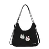 Bolsa Feminina Fashion Style Coreano Nicho Bolinhas Bolsa Tote Feminina 2026 Nova Grande Capacidade para o Dia a Dia Transversal Elegante Temperamento